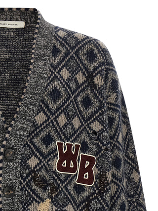 Multicolor Merino Wool Cardigan