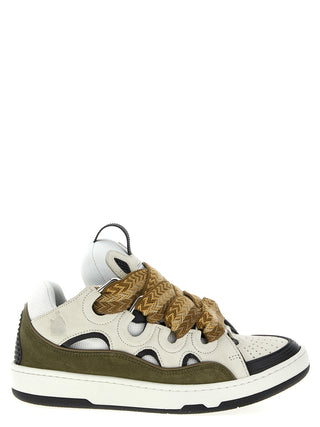 Multicolor Calf Leather Bos Taurus Chunky Sneakers