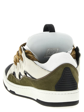 Zapatillas gruesas multicolor de piel de becerro Bos Taurus
