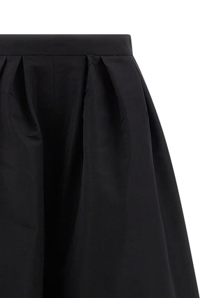 Black Silk Casual Pants