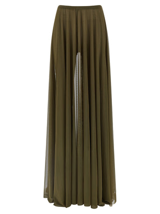Bicolor Polyamide Mini Skirt