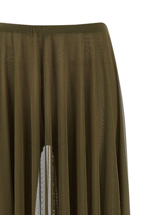 Bicolor Polyamide Mini Skirt