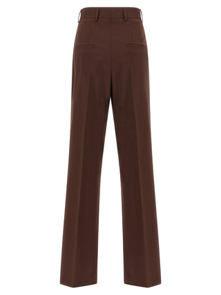 Brown Wool Dress Pants