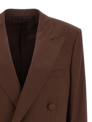 Brown Virgin Wool Blazer