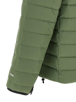 Bicolor Nylon Full-Length Jacket