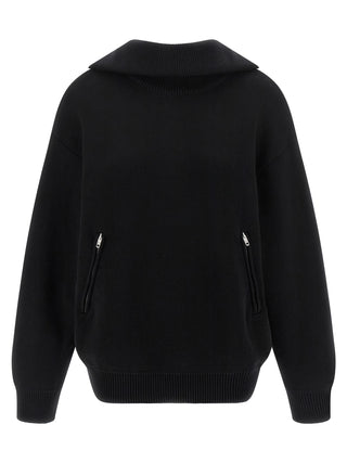 Black Cotton Cardigan