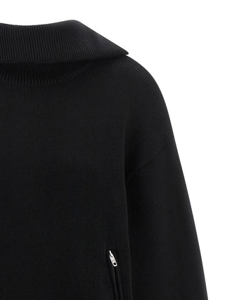 Black Cotton Cardigan