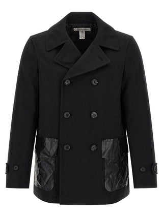 Black Polyester Coat