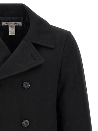 Black Polyester Coat