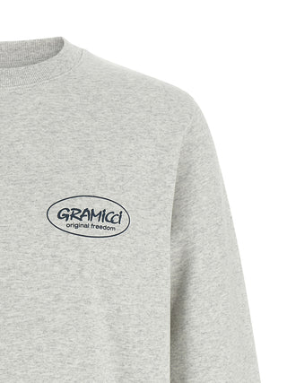 Sudadera gris de algodón