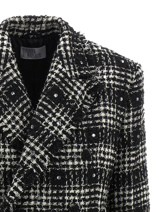 Bicolor Cotton Blazer