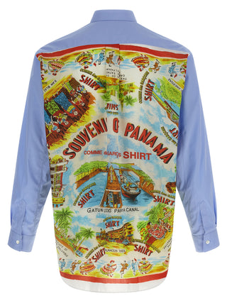 Blusa multicolor de algodón  