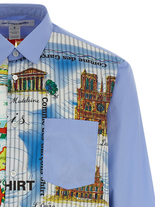 Blusa multicolor de algodón  