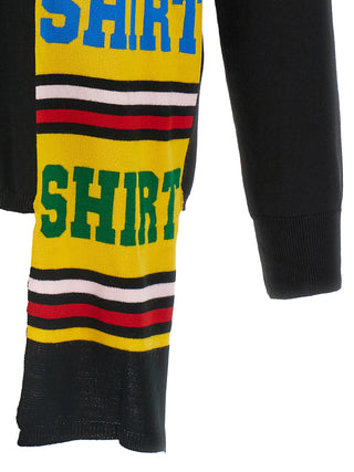 Black Acetate Cardigan