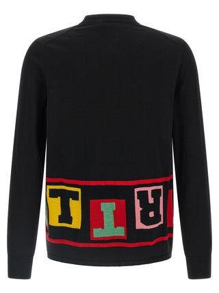 Black Acetate Cardigan