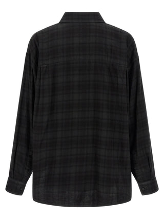 Blusa negra de algodón