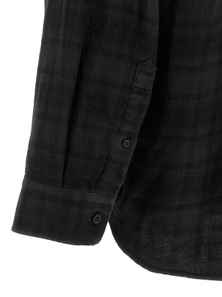 Blusa negra de algodón