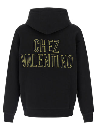 Black Cotton Sweatshirt