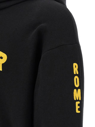 Black Cotton Sweatshirt