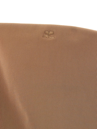 Beige Viscose Bodysuit