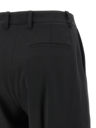 Black Polyester Dress Pants
