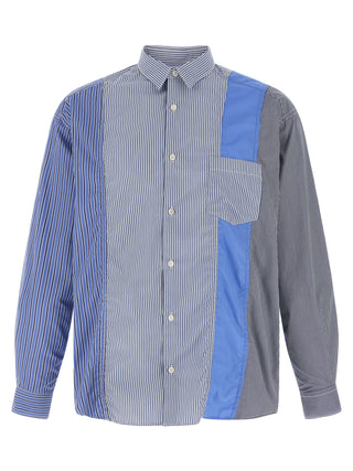 Blusa de algodón azul