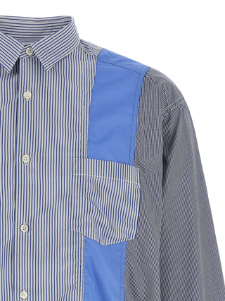 Blusa de algodón azul