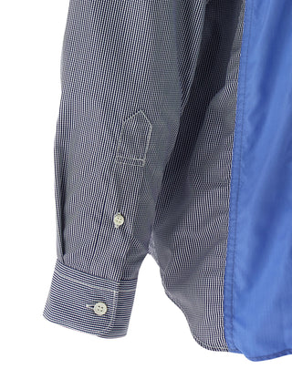 Blusa de algodón azul