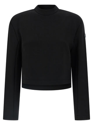 Black Viscose Sweatshirt