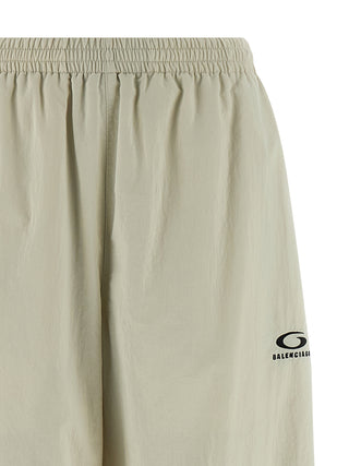 Beige Polyamide Joggers (Workout Pants)