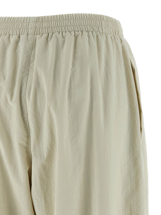 Beige Polyamide Joggers (Workout Pants)