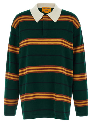 Bicolor Cashmere Polo Shirt