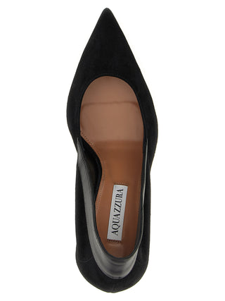 Zapatos de tacón alto de piel de cabra negra