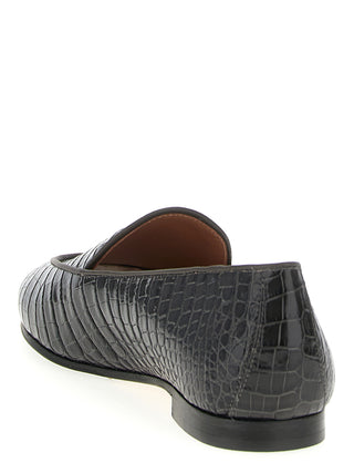 Mocasines Slip-On de Ternera Negra