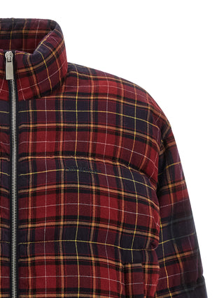 Bordeaux Cotton Full-Length Jacket