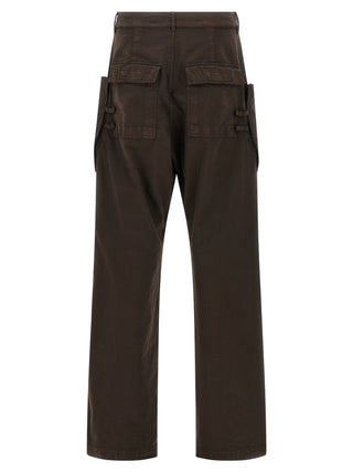 Brown Cotton Cargo Pants