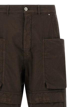 Brown Cotton Cargo Pants