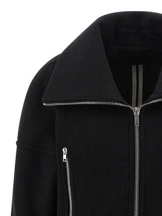 Black Virgin Wool Coat