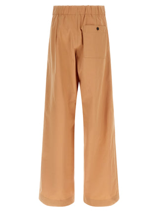 Multicolor Cotton Casual Pants