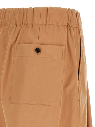 Multicolor Cotton Casual Pants