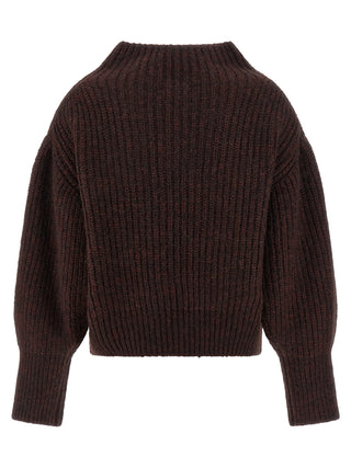 Bordeaux Wool Cardigan