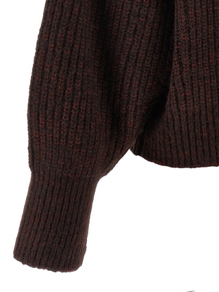 Bordeaux Wool Cardigan