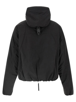 Black Polyester Shell Jacket
