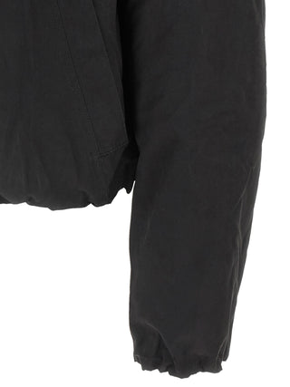 Black Polyester Shell Jacket