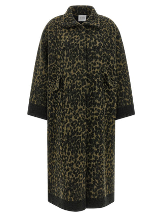 Bicolor Wool Coat