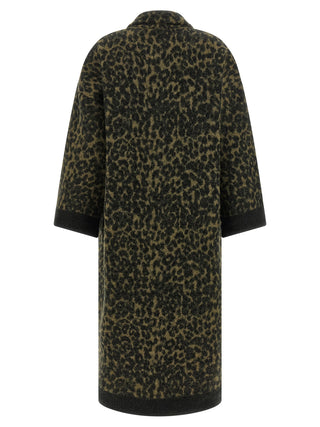 Bicolor Wool Coat