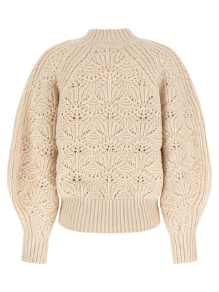 Beige Wool Cardigan