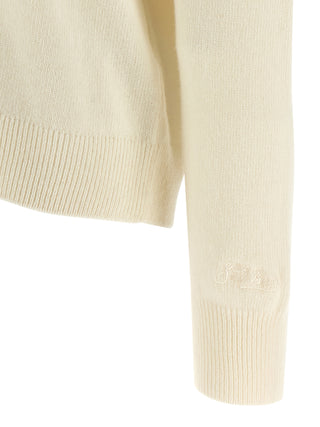 White Wool Cardigan