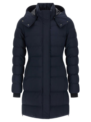 Blue Nylon Parka