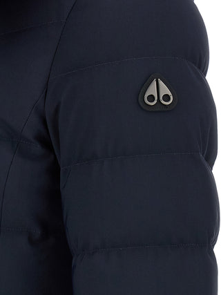 Blue Nylon Parka